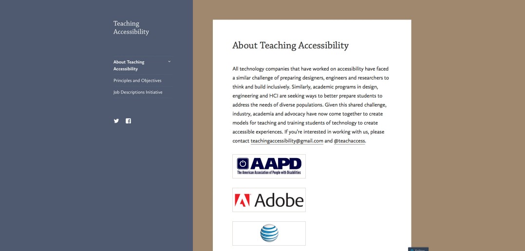 Disabili DOC – Teaching Accessibility