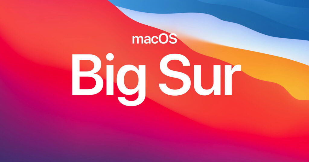 Disabili DOC – L'immagine mostra i colori istituzionali del primo sfondo pensato per macOS 11 Big Sur